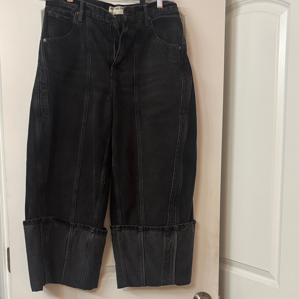 We The Free Black barrell Jeans